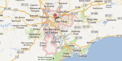 Google map Сао Паоло